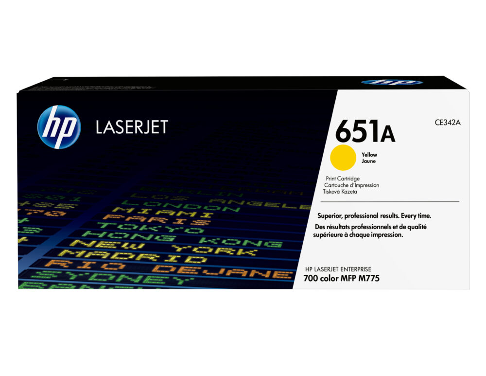 Originálny toner HP CE342A, žltý, 16000str. HP 651A