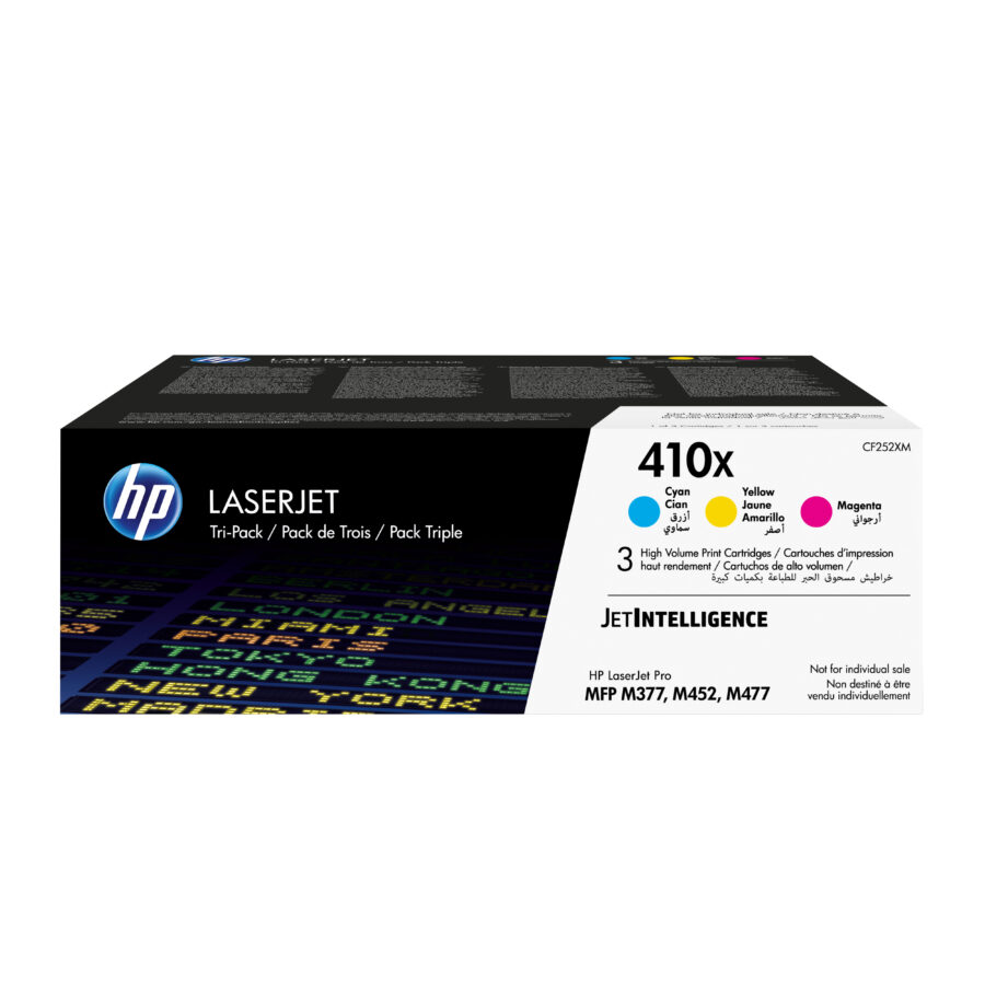 Originálny toner HP CF252XM, CMY, 3x5000str., HP 410X, high capacity