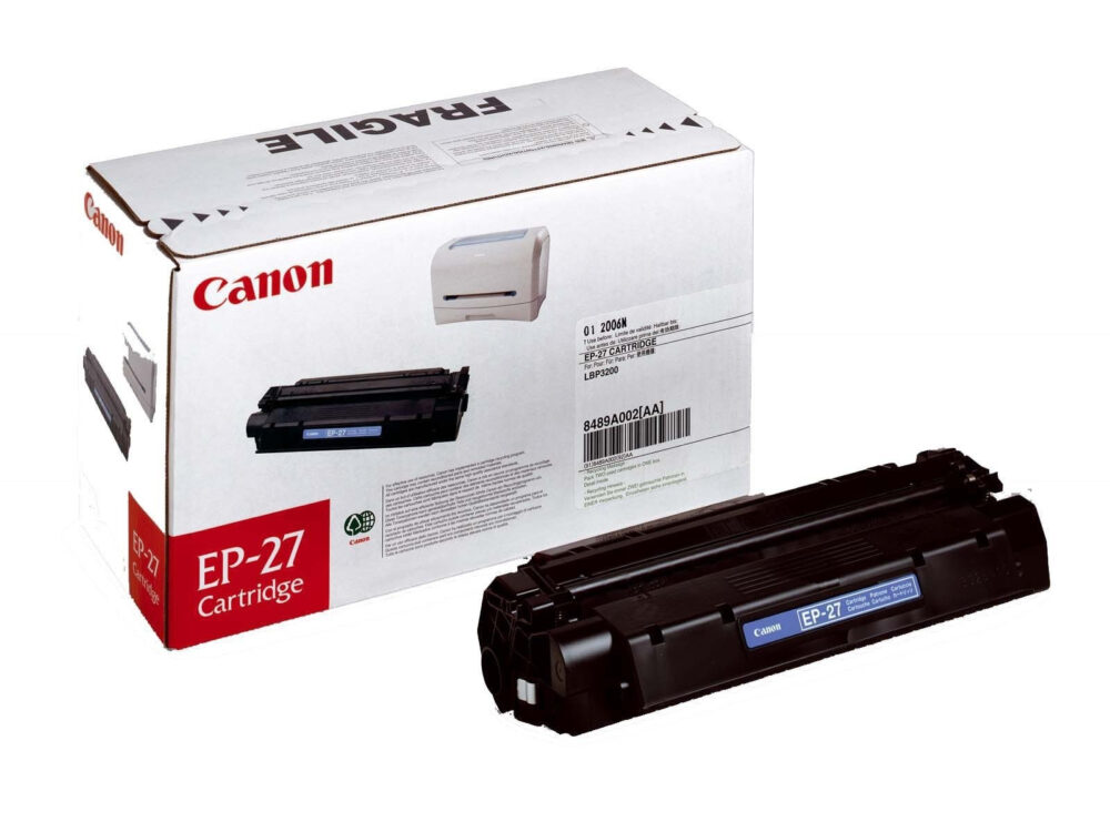 Originálny toner CANON EP-27 čierny 2500 str., 8489A002