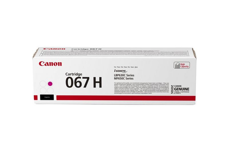 Originálny toner CANON 067H M, purpurový, 2350str., 5104C002, Canon LBP631Cdw, LBP633Cdw