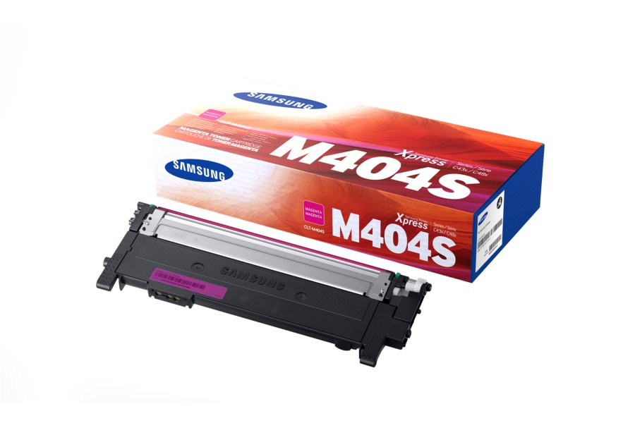 Originálny toner SAMSUNG CLT-M404S SL-C430 / C480 purpurový 1000 str.,