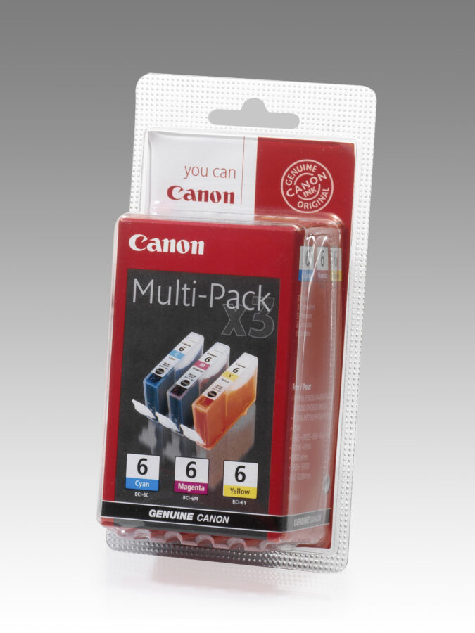 Originálna náplň CANON Pack BCI6C / M / Y, azúrový / purpurový / žltý, 4706A029, 4706A022