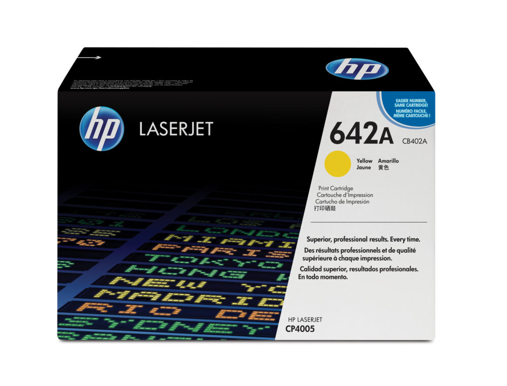 Originálny toner HP CB402A, žltý, 7500str.