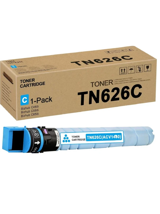 Originálny toner MINOLTA ACV1450, TN626C, azúrový, 28000str.