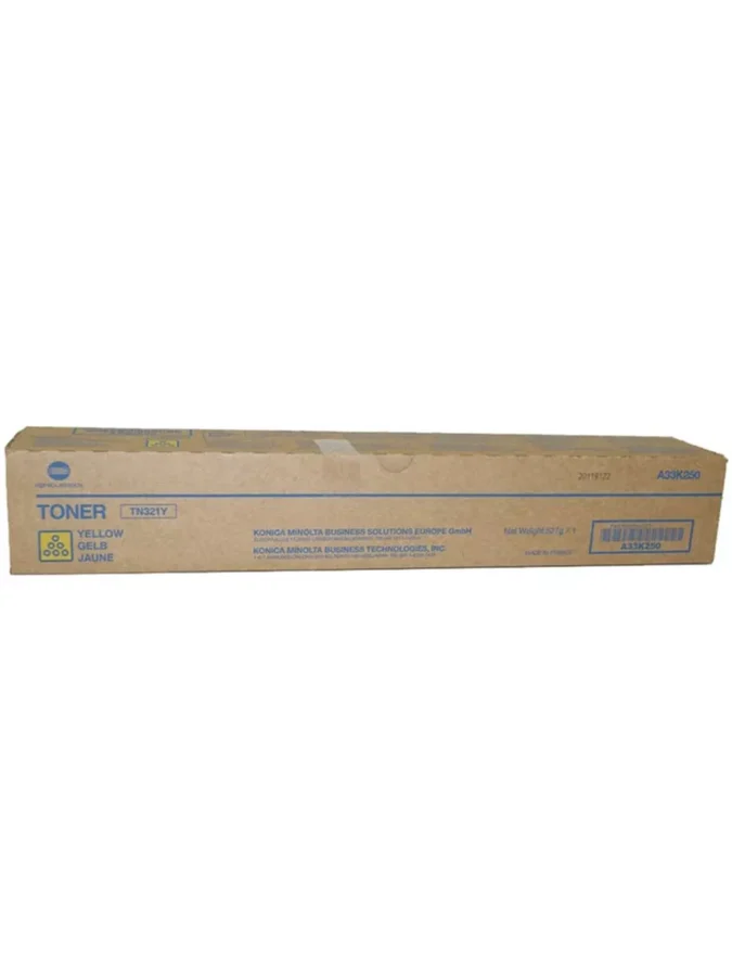 Originálny toner MINOLTA TN321Y A33K250 Bizhub C224e / C284e / C364e žltý