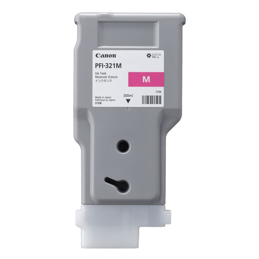 Originálna náplň CANON PFI-321 M, 6269C001, purpurový, 300ml