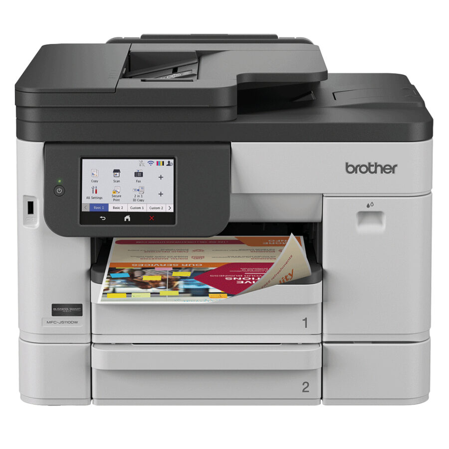 Multifunkčné atramentové zariadenie Brother MFC-J5110DW - A4, P / C / S, Duplex, Fax, DADF LAN