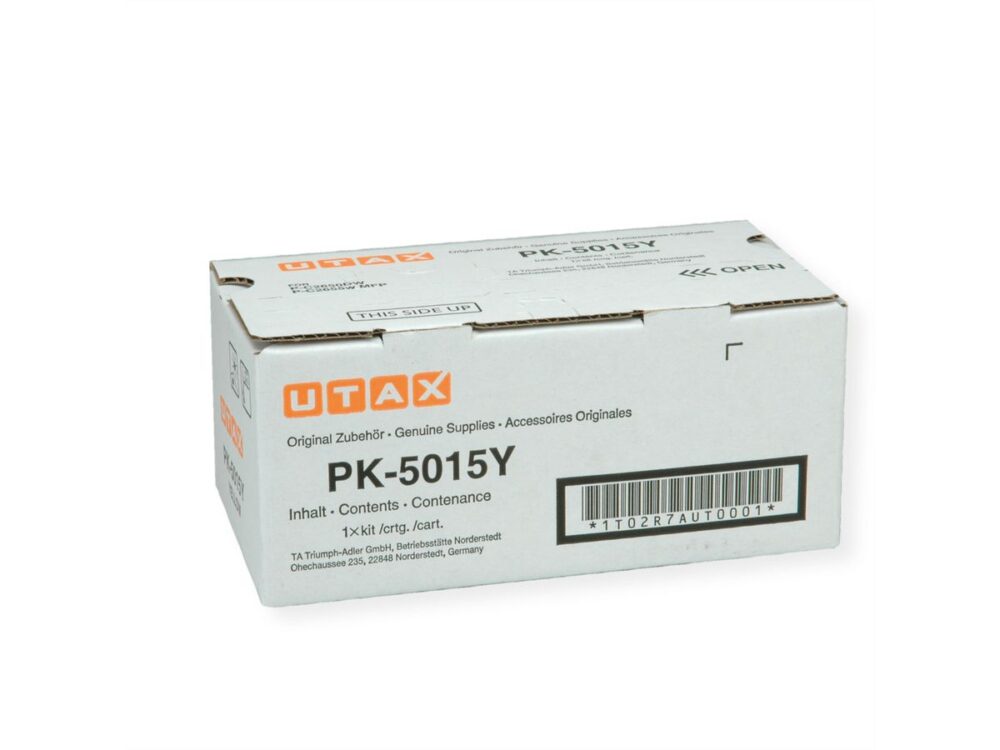 Originálny toner UTAX PK-5015Y, žltý, 3000str., 1T02R7ATA0, Triumph Adler 1T02R7AUT0