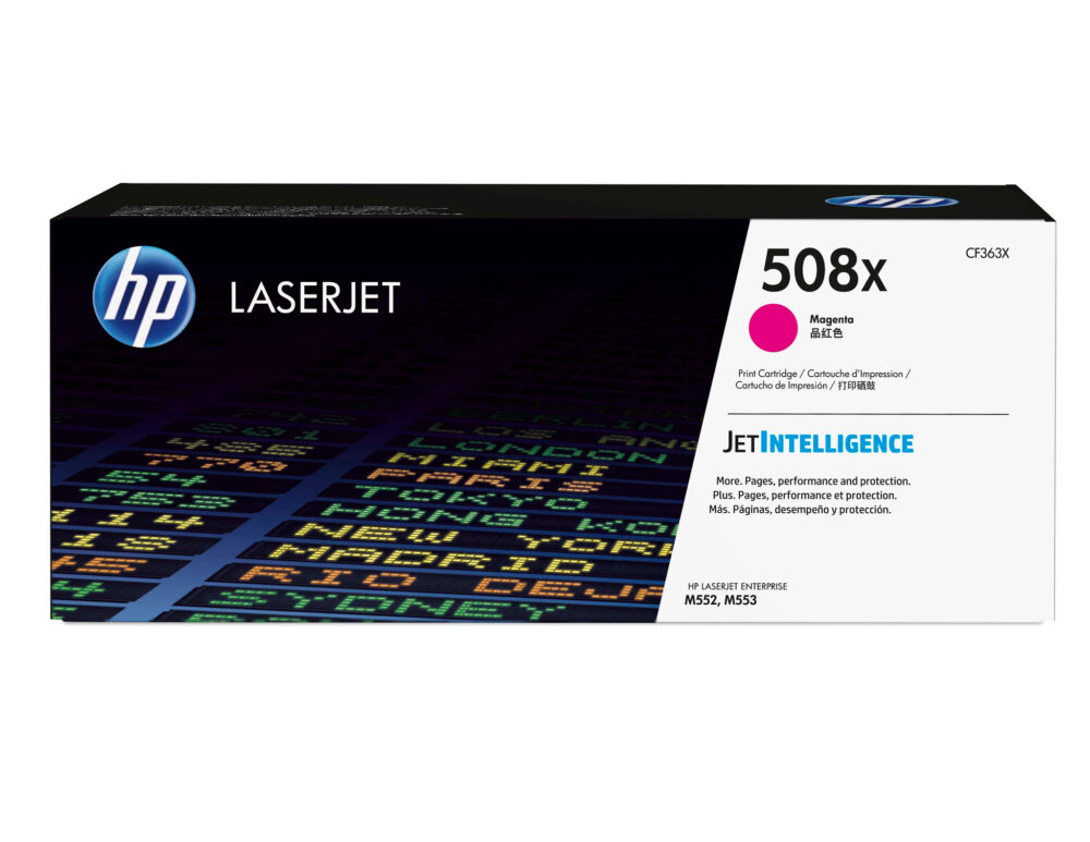 Originálny toner HP CF363X purpurový, 9500str., 508X, high capacity