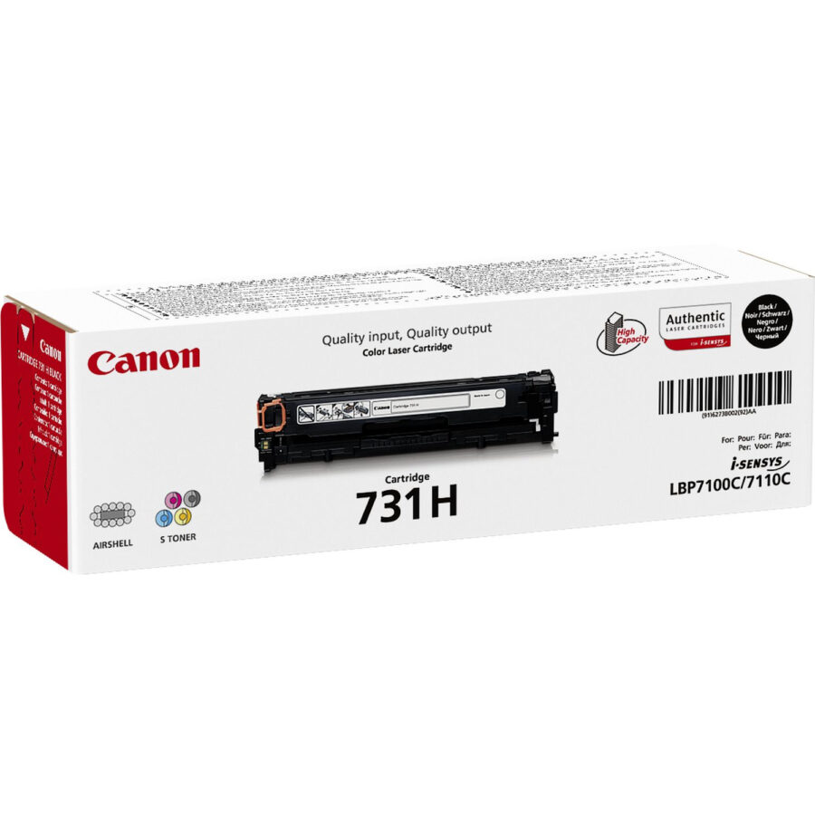 Originálny toner CANON CRG-731H čierny, 2400str., 6273B002