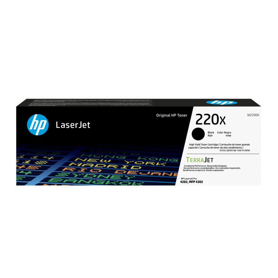 Originálny toner HP W2200X, čierny, 7500str., HP 220X, high capacity