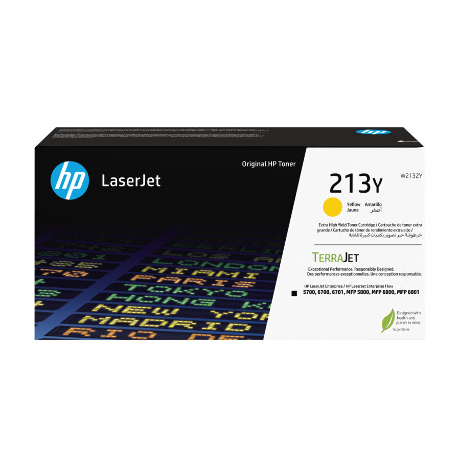 Originálny toner HP W2132Y, HP 213Y, žltý, 12000str.