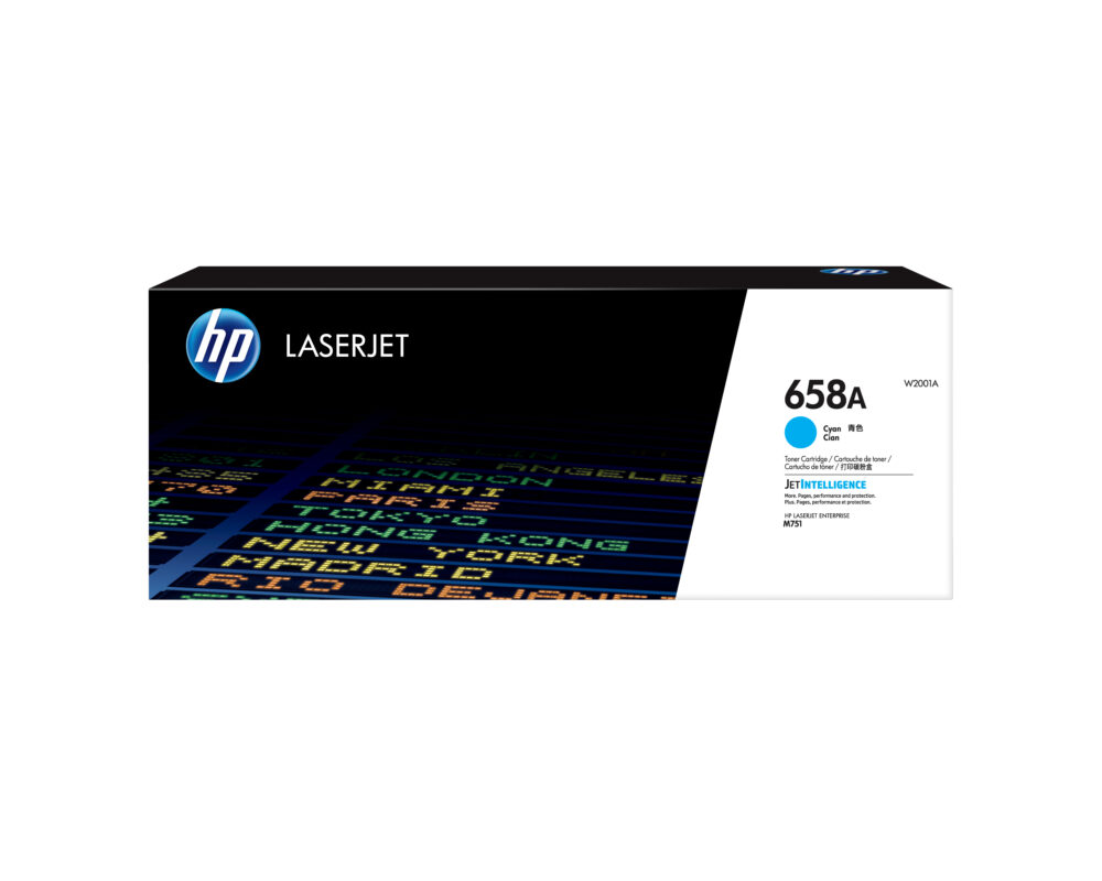 Originálny toner HP W2001A, azúrový, 6000str., HP 658A
