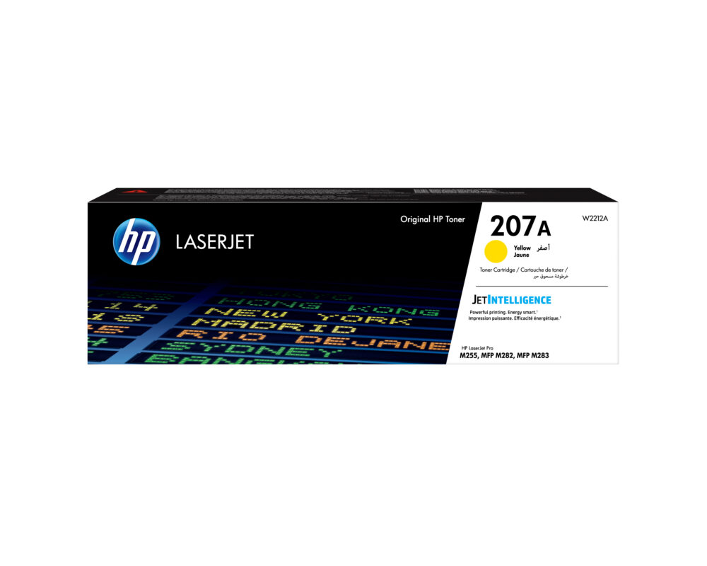 Originálny toner HP W2212A, žltý, 1250str., HP 207A