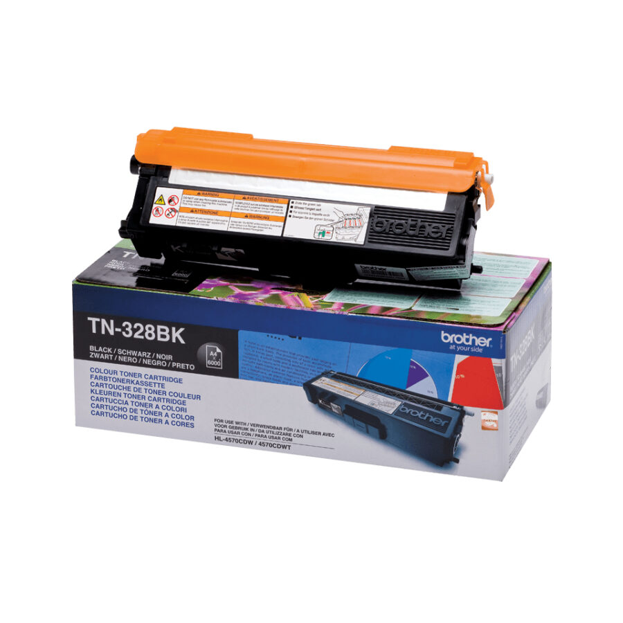 Originálny toner BROTHER TN-328BK čierny, 6 000 str.