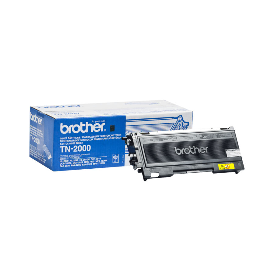 Originálny toner BROTHER TN-2000, čierny, 2500str.