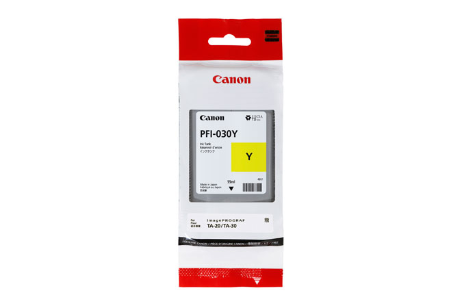 Originálna náplň CANON PFI-030 Y, 3492C001, žltý, 55ml