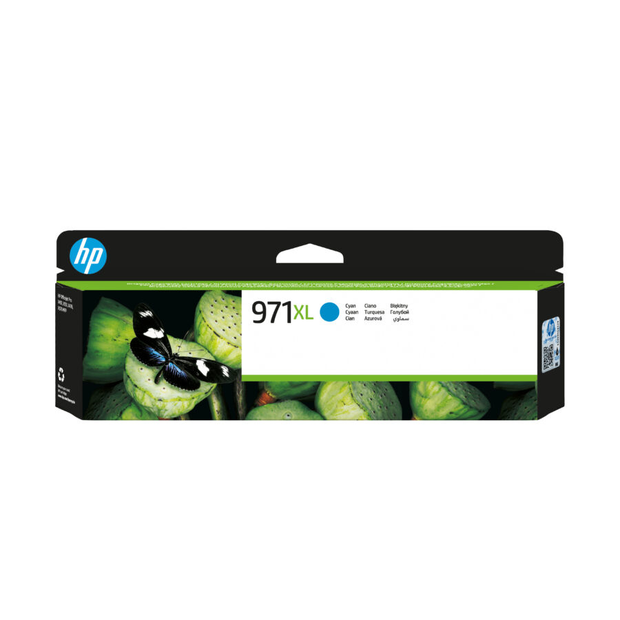 Originálna náplň HP CN626AE, azúrový, 6600str., HP 971XL