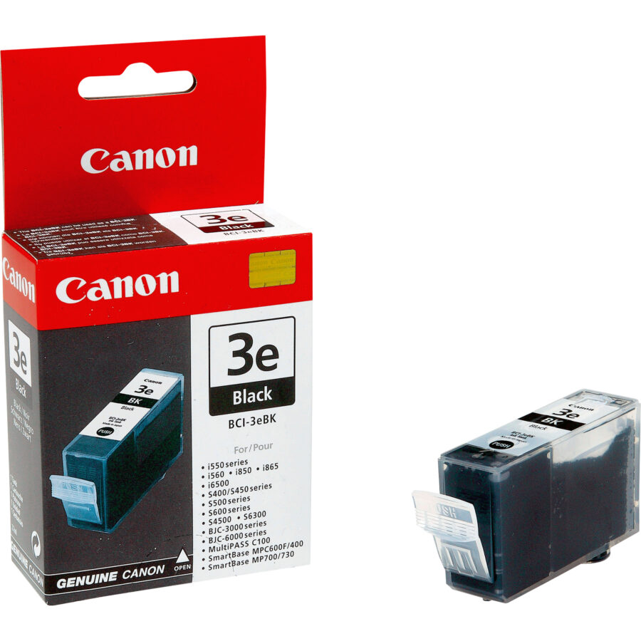 Originálna náplň CANON BCI-3eBK čierny, PN 4479A002