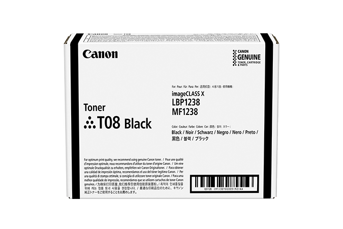 Originálny toner CANON T08, čierny, 11000str., 3010C006, Canon i-SENSYS X 1238