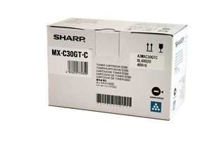 Originálny toner SHARP MX-C30GTC, azúrový, 6000str. Sharp MX-C250FE, C300WE