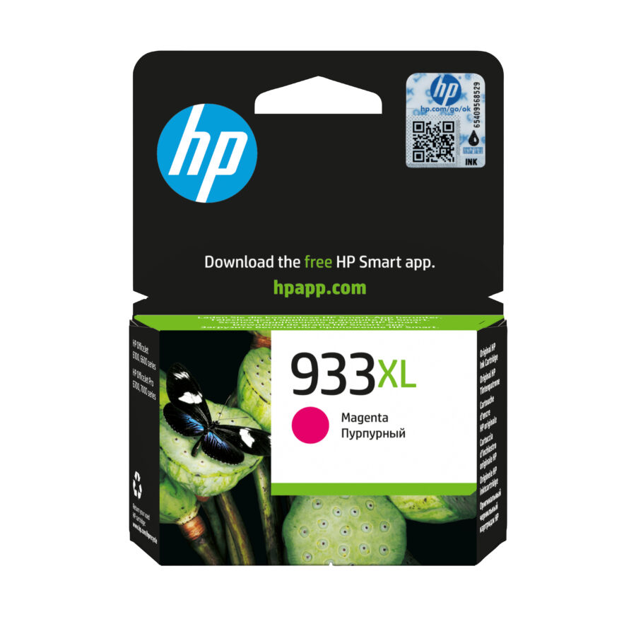Originálna náplň HP No.933XL purpurový, CN055AE, 8, 5 ml