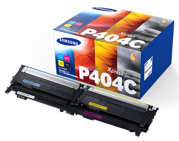 Originálny toner Samsung / HP SU365A, CLT-P404C, CMYK, 1500, 3*1000str., P404C