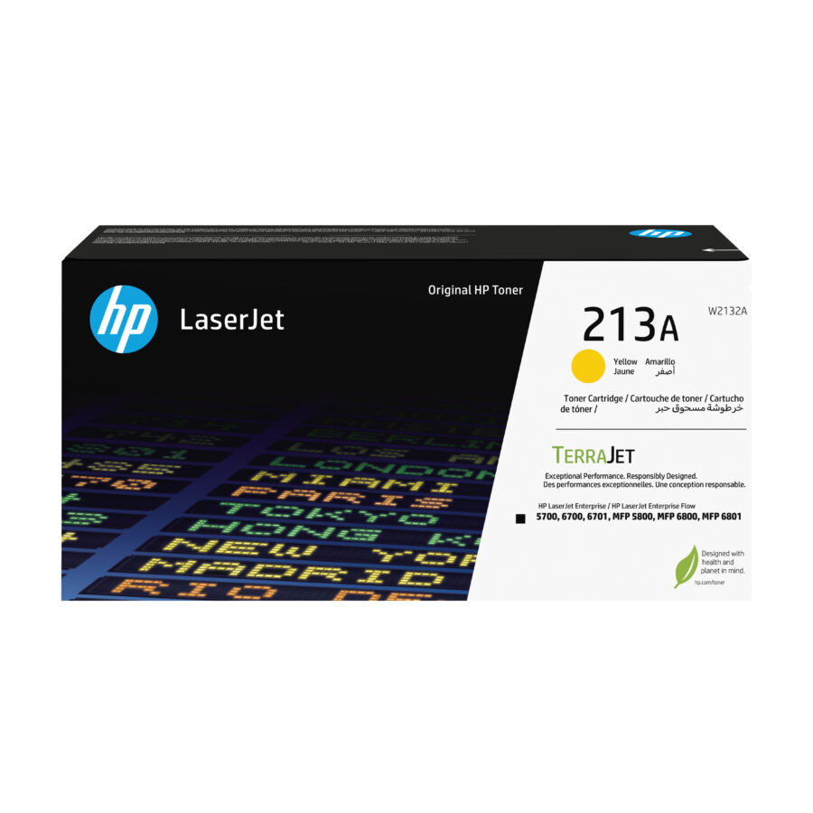 Originálny toner HP W2132A, HP 213A, žltý, 3000str.