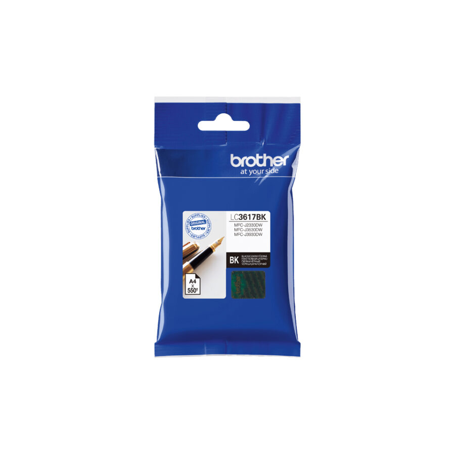 Originálna náplň Brother LC-3617BK, čierny, 550str., 12, 5ml