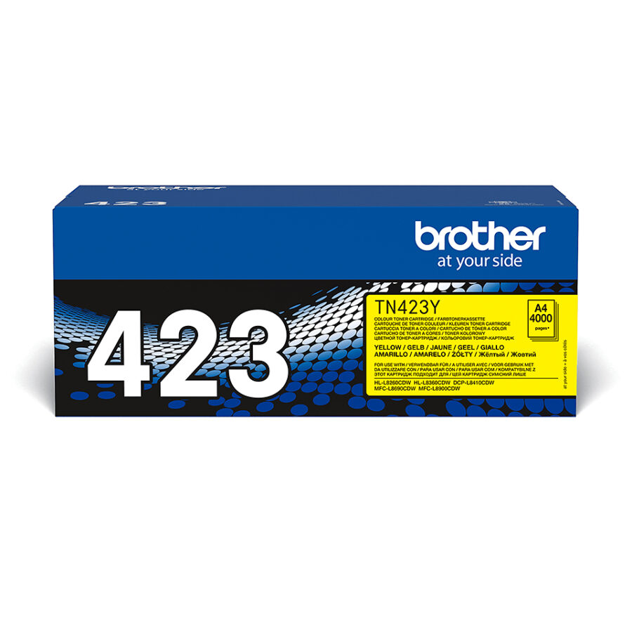 Originálny toner BROTHER TN-423Y, žltý, 4000str.