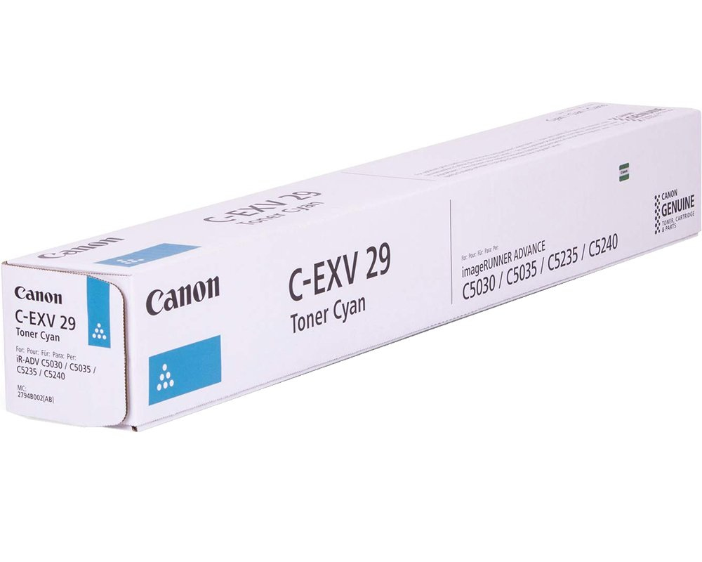 Originálny toner CANON C-EXV29 azúrový 27000str. 2794B002