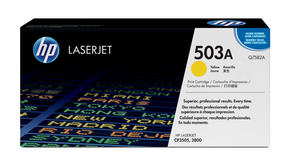 Originálny toner HP Q7582A, žltý, 6000str.