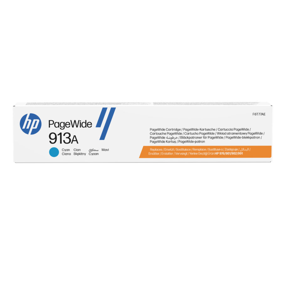 Originálna náplň HP F6T77AE HP 913A azúrový 3000str. HIGH QUALITY