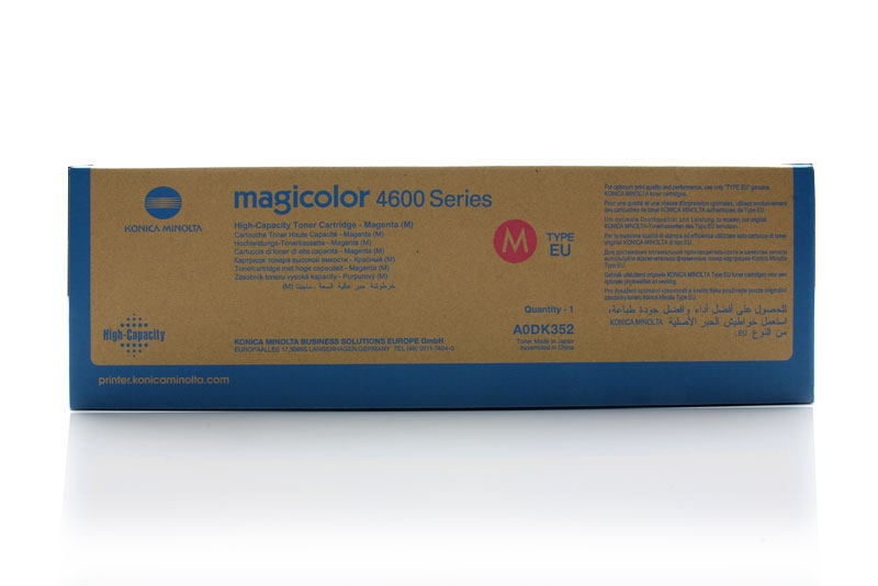 Originálny toner Minolta A0DK352, purpurový, 8000str