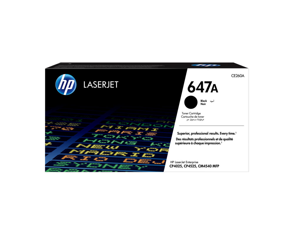 Originálny toner HP CE260A, čierny, 8500str., 647A