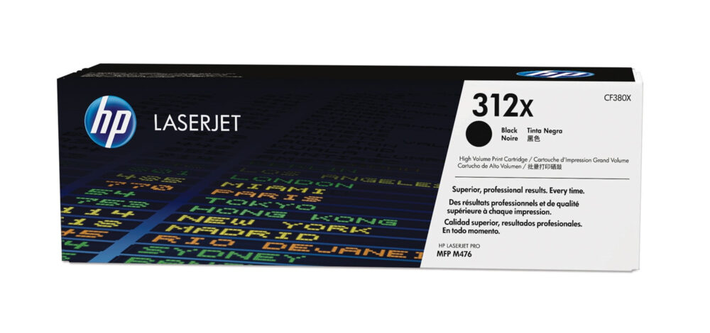 Originálny toner HP CF380X, čierny, 4400str., HP 312X