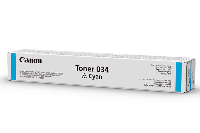 Originálny toner CANON 034, azúrový, 7300str., 9453B001