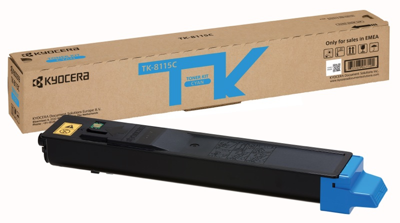 Originálny toner KYOCERA TK-8115C 1T02P3CNL0, azúrový, 6000str.,