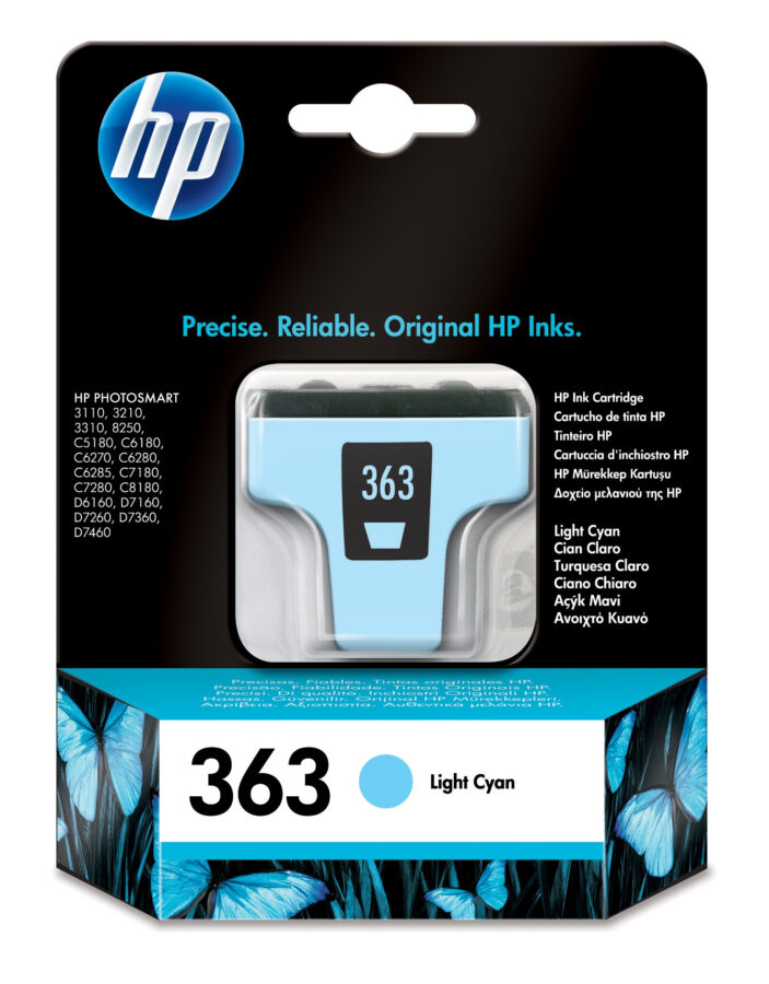 Originálna náplň HP No.363 light azúrový, C8774EE, 5, 5ml