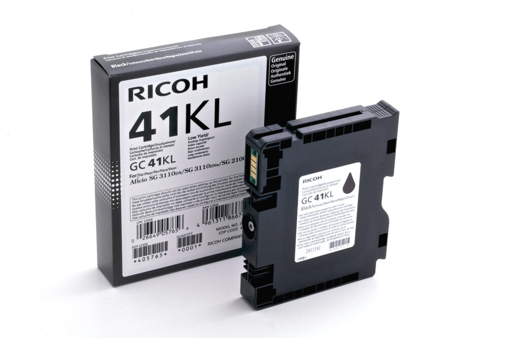 Originálny toner RICOH 405765, čierny, 600str., GC41KL,