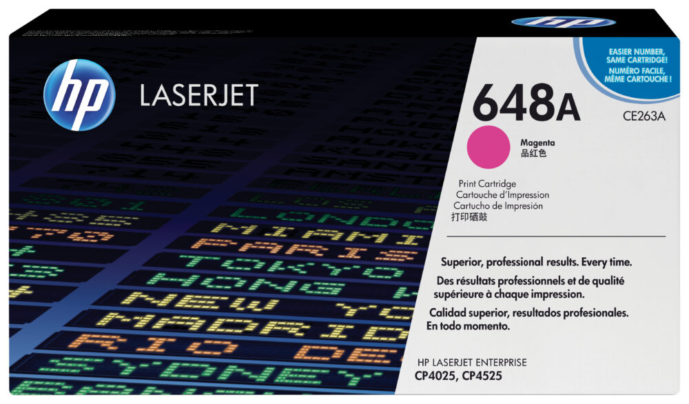 Originálny toner HP CE263A purpurový 11000 str. 648A