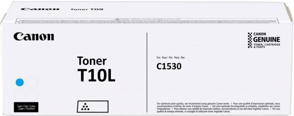 Originálny toner CANON T10L C, 4804C001, azúrový, 5000str.