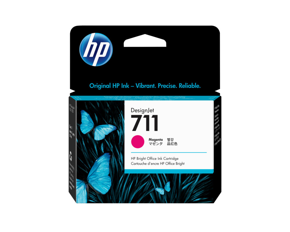 Originálna náplň HP CZ131A, HP 711, purpurový, 29ml