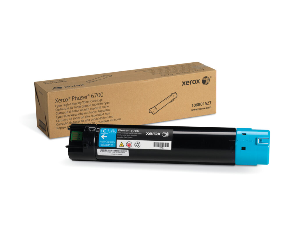 Originálny toner XEROX 106R01523, azúrový, 12000str. Xerox Phaser 6700