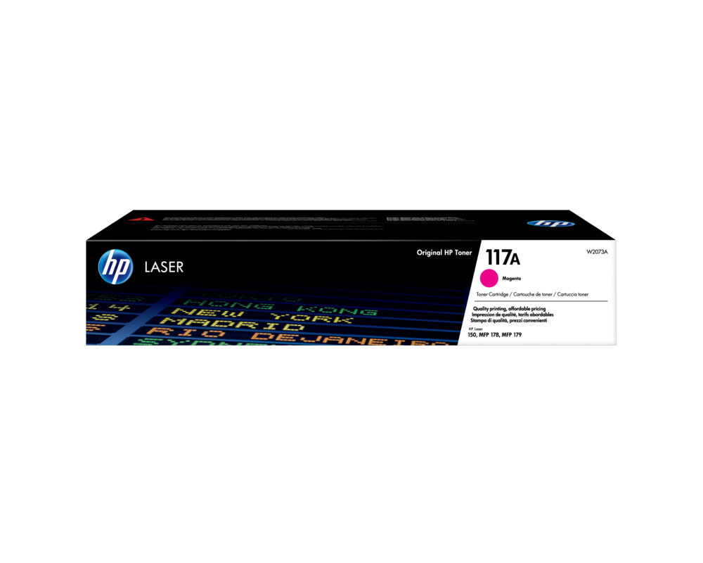 Originálny toner HP W2073A, purpurový, 700str., HP 117A