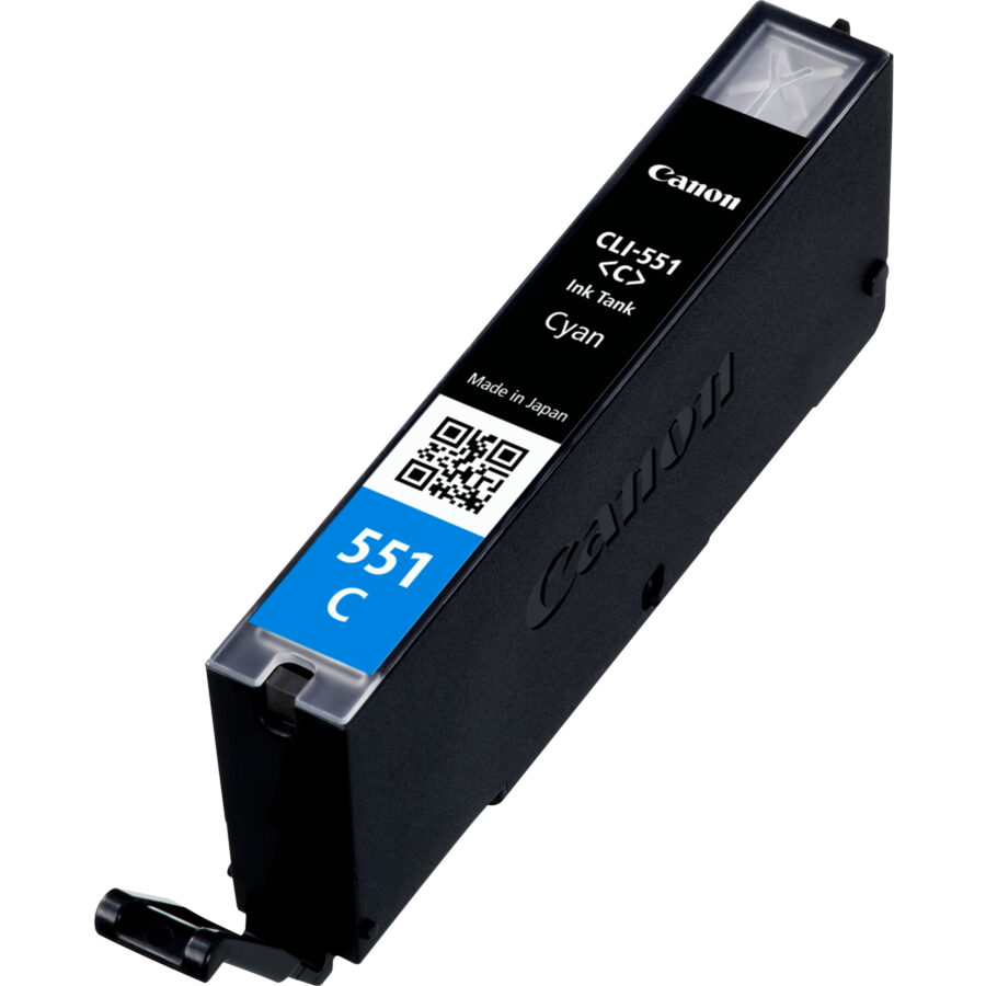 Originálna náplň CANON CLI-551C, 6509B001, azúrový
