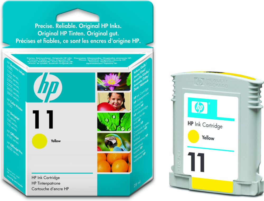 Originálna náplň HP No.11 žltý, C4838A po expirácii