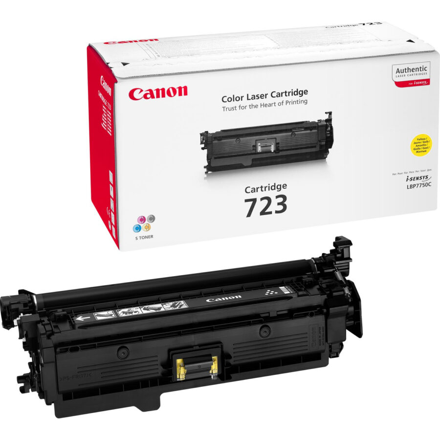 Originálny toner CANON CRG-723, žltý, 8500str., 2641B002