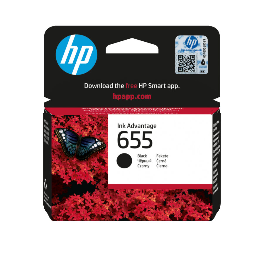 Originálna náplň HP No.655 čierny, CZ109AE 550str.
