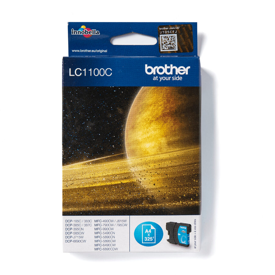 Originálna náplň BROTHER LC-1100C, azúrový
